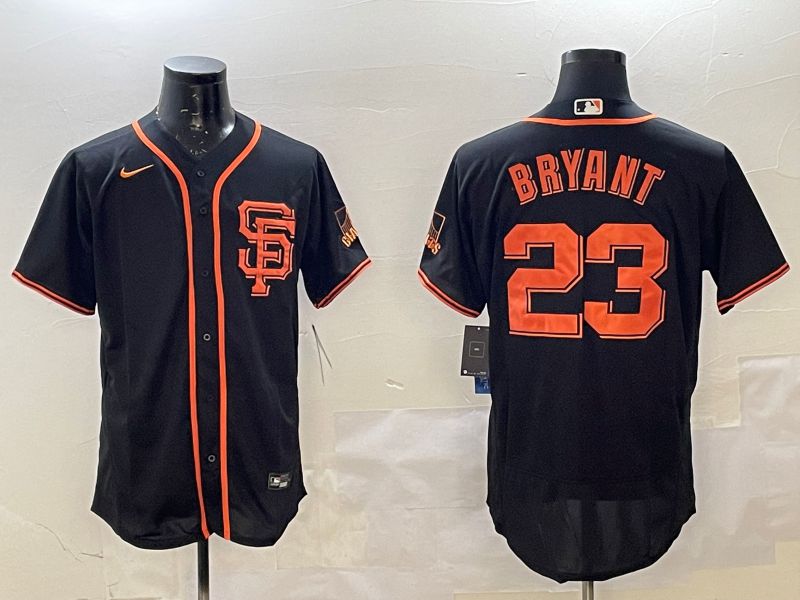 Men San Francisco Giants #23 Bryant Black Elite 2025 Nike MLB Jersey style 2->san francisco giants->MLB Jersey